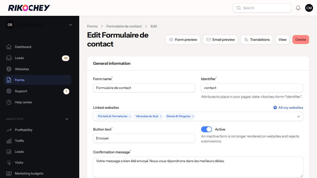Form builder
